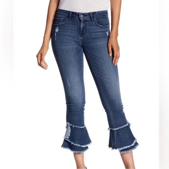 Jessica Simpson Forever Ruffle Hem Jeans - Picture 1 of 9
